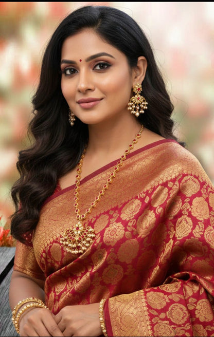 Jaadu Kundan Stones  Necklace