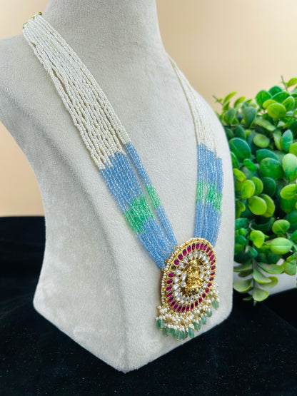 Multi Chain Laxmi Necklace