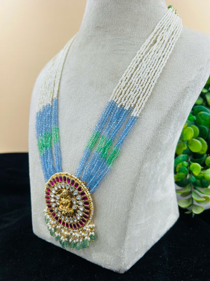 Multi Chain Laxmi Necklace